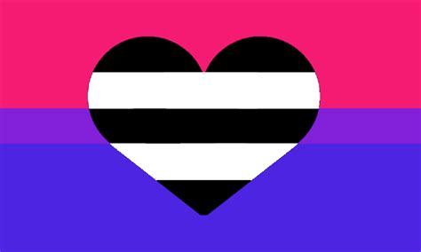 heteroromantic bisexual flag|Asexual Heteroromantic